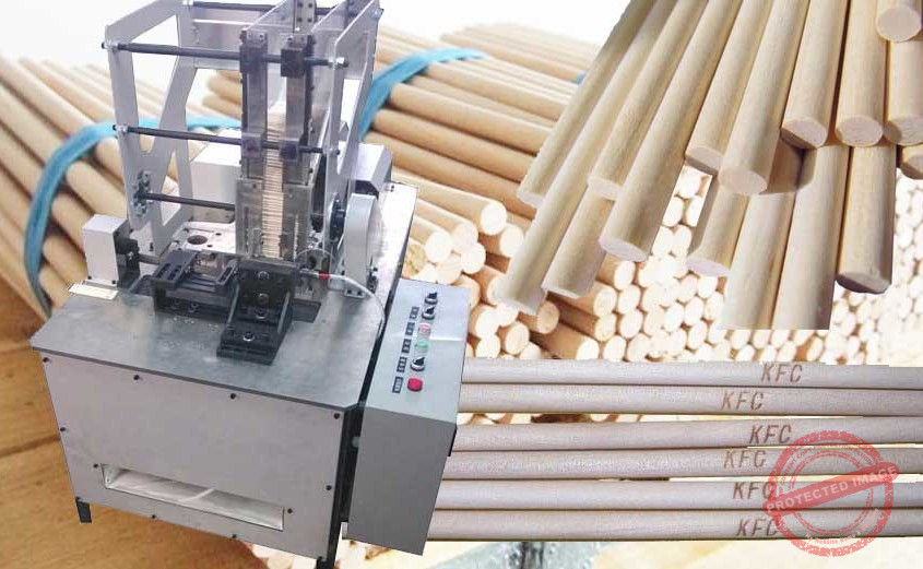 Round-Wood-Sticks-Branding-Machine